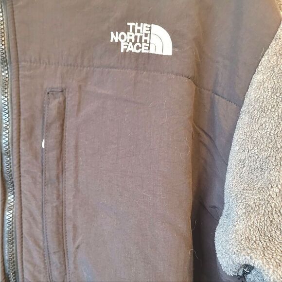 The North Face Men's Grey Classic Fleece Zip Up Size L - Picture 5 of 5